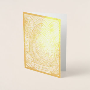 Ostermotiv farbiger Cartoon mit Ostereier 13553 Folie Kaarten