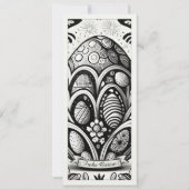 Ostermotiv monochrome Cartoon mit Ostereier 10756 (Voorkant)