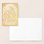 Ostermotiv monochrome Cartoon mit Ostereier 10756 Folie Kaarten (Display)