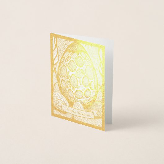 Ostermotiv monochrome Cartoon mit Ostereier 25024 Folie Kaarten (Voorkant)