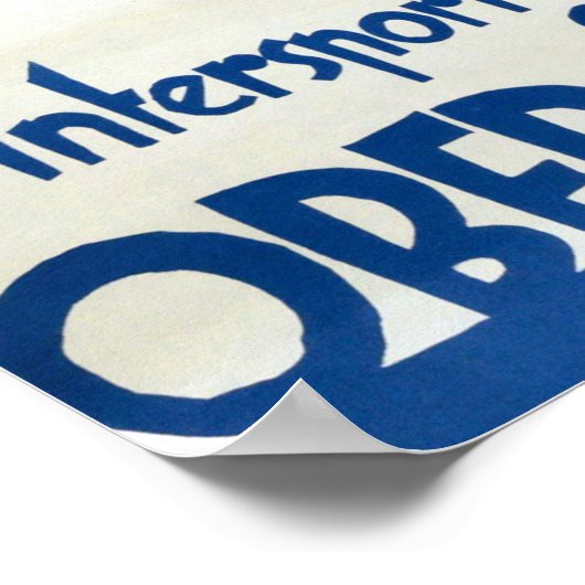 " Österreich: 1930er/heute Oö - Wintersport Reise Poster (Hoek)