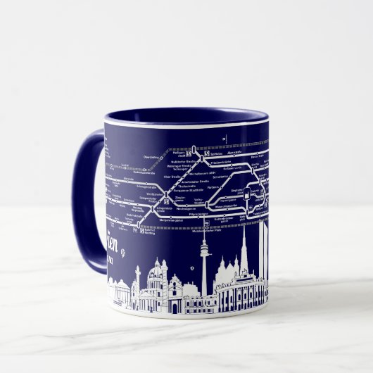 " Österreich: 1978/heute Wien - U Bahn Plan... Mok (Voorkant links)