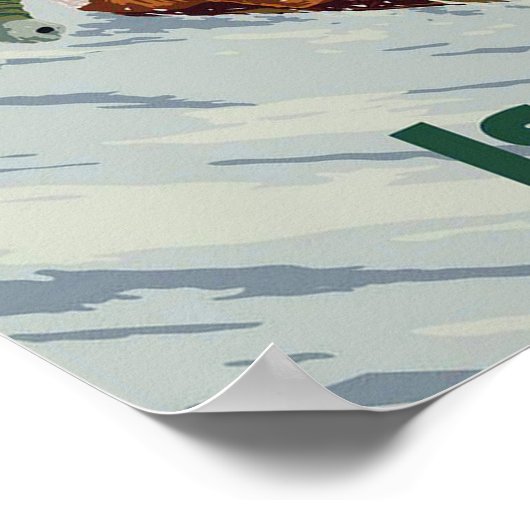 " Österreich: 2000er/heute Tirol - ISCHGL Reise Poster (Hoek)