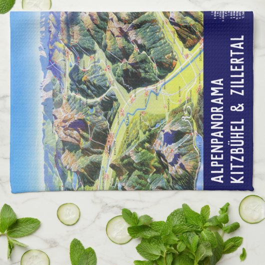 " Österreich: 2021/heute - Kitzbühel/Zillertal  Ta Theedoek (Gevouwen)