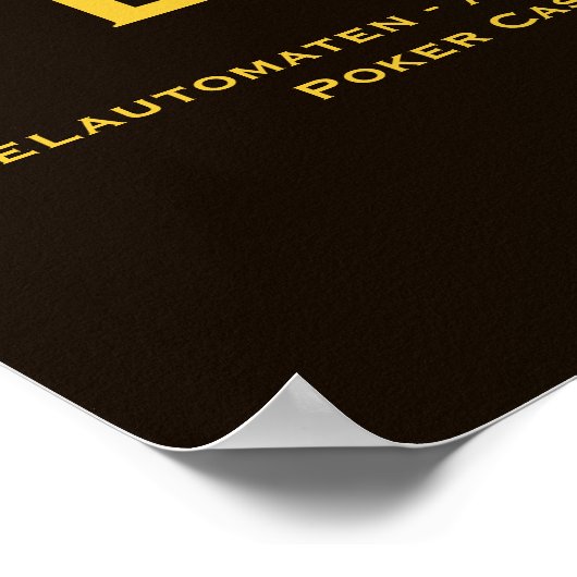 " Österreich: 2021/heute Wien - Casino Baden Poster (Hoek)