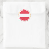 Österreich Austria Art Shield Ronde Sticker (Tas)