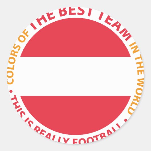 Österreich Austria Art Shield Ronde Sticker (Voorkant)