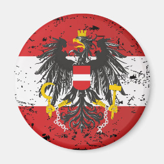 Österreich Austria Flagge - Geschenk Magneet