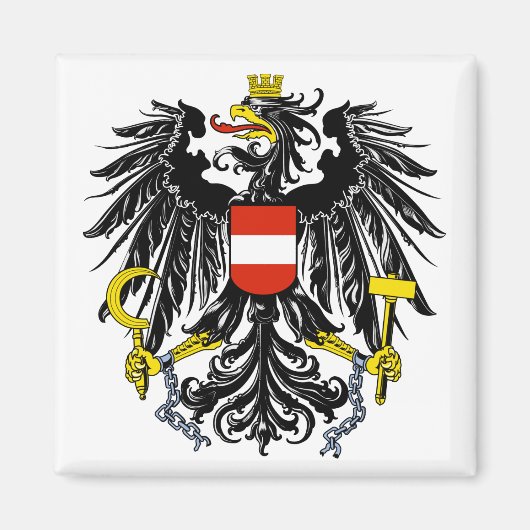 Österreich - Bundesadler Magneet (Voorkant)