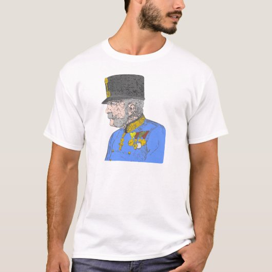 Österreich Kaiser Habsburg Franz Joseph T-shirt (Voorkant)