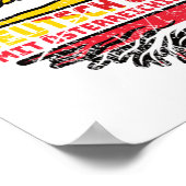 Österreich Österreichisch Deutsch Deutschland Baum Poster (Hoek)