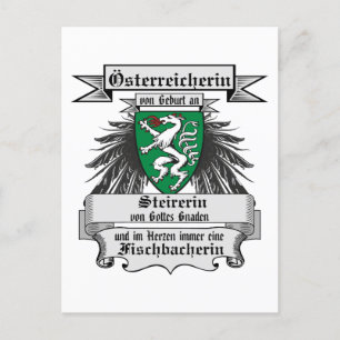 Österreich Steirerin von Gottes Gnaden Wappen  Briefkaart