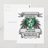 Österreich Steirerin von Gottes Gnaden Wappen  Briefkaart (Voorkant / Achterkant)