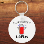 Österreich Wien Dialekt Eine leere Dose Sarkasmus Sleutelhanger (Voorkant)