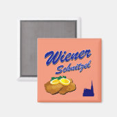 Österreich Wiener Schnitzel  Magneet (Voorkant / Achterkant)