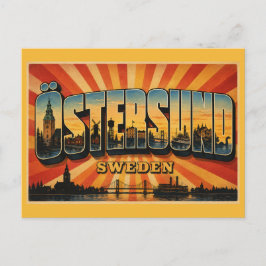 Östersund Zweden Meerzijde Schoonheid Briefkaart