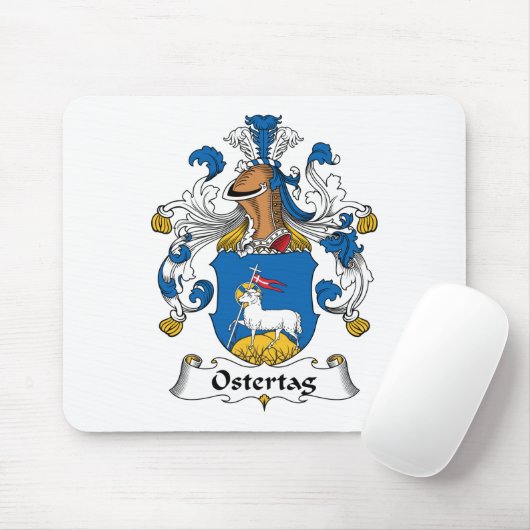 Ostertag Family Crest Muismat (Met muis)
