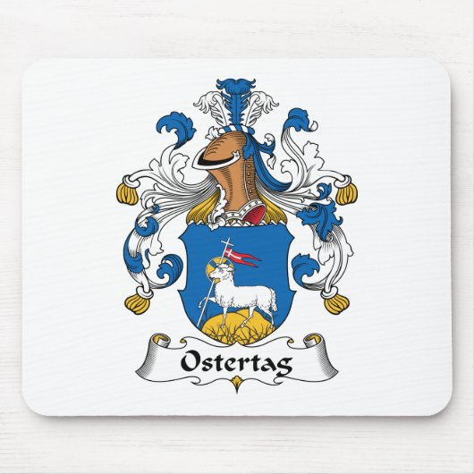 Ostertag Family Crest Muismat (Voorkant)