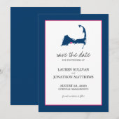 Osterville Cape Cod Wedding Save the Date (Voorkant / Achterkant)