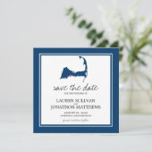 Osterville Cape Cod Wedding Save the Date (Staand voorkant)