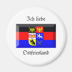 Ostfriesland Flag Gem Magneet
