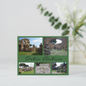 Ostia Antica Collage (Roman Ruins), Rome Briefkaart (Staand voorkant)