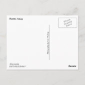 Ostia Antica Collage (Roman Ruins), Rome Briefkaart (Achterkant)