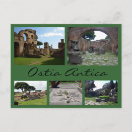 Ostia Antica Collage (Roman Ruins), Rome Briefkaart