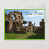 Ostia Antica, Rome met tekst Briefkaart (Voorkant)