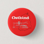 Ostkind DDR Design Ronde Button 3,2 Cm (Voorkant)