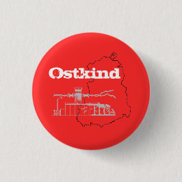 Ostkind DDR Design Ronde Button 3,2 Cm