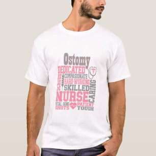 Ostomy Nurse Colon Cancer Stoma Bag Crohns Colitis T-shirt