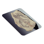 Ostracon met een hond die een hyena achtervolgt (l magneet (Rechterzijde)