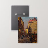 Ostrava door Jozef Teodor Mousson Button (Voorkant / Achterkant)