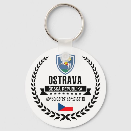 Ostrava Sleutelhanger (Voorkant)