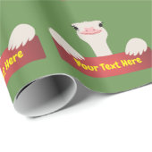 Ostrich Banner Cadeaupapier (Rol Hoek)