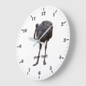 Ostrich bird in natural habitat  grote klok (Hoek)