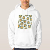 Ostrich Bird Pattern Hoodie (Voorkant)
