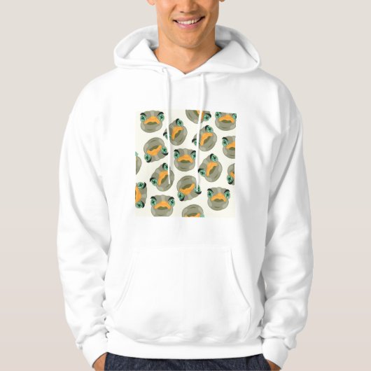 Ostrich Bird Pattern Hoodie (Voorkant)