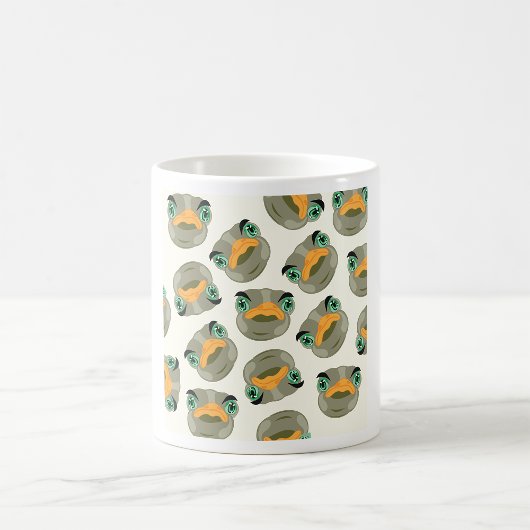 Ostrich Bird Pattern Koffiemok