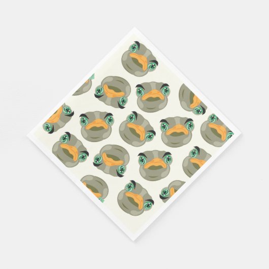 Ostrich Bird Pattern Servet (Hoek)