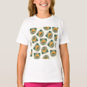 Ostrich Bird Pattern T-shirt (Voorkant)