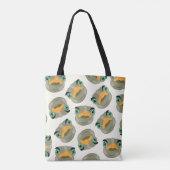 Ostrich Bird Pattern Tote Bag (Achterkant)