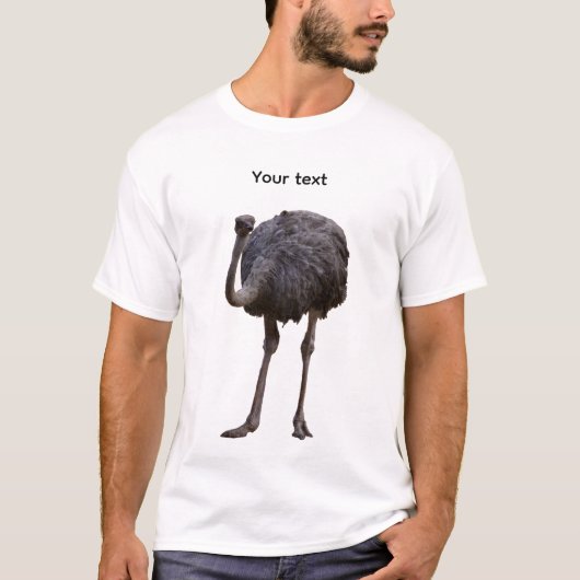 Ostrich bird t-shirt (Voorkant)