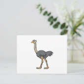 Ostrich Briefkaart (Staand voorkant)