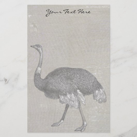 Ostrich Briefpapier (Voorkant)