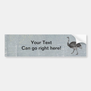  Ostrich Bumpersticker