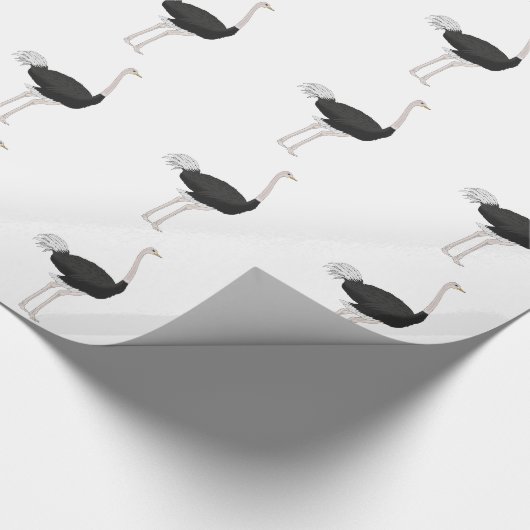 Ostrich Cadeaupapier (Hoek)