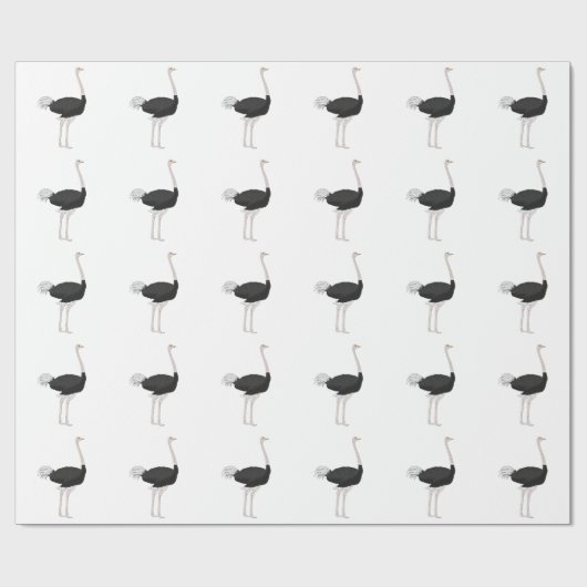 Ostrich Cadeaupapier (Vlak)