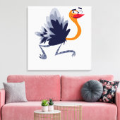 Ostrich Canvas Print (Insitu (Woonkamer))